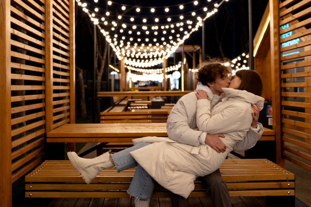 couple-kissing-outdoors-while-embracing