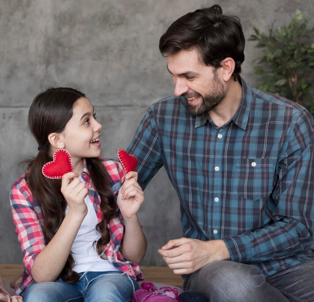 girl-showing-dad-hearts
